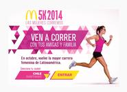 Las mujeres corremos: Corrida McDonald's 5 km - 26 de octubre 2014