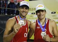 Primos Grimalt obtienen plata en Circuito Mundial de Voleibol Playas
