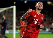Ribery a la cancha: