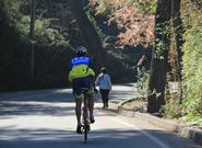 Pedaleando con fuerza en el Cerro San Cristóbal
