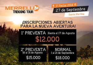Merrell Trekking Tour - 3° Fecha: 27 de Septiembre 2014