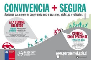 Cerro San Cristóbal cerrará paso a vehículos para la práctica deportiva