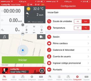 Aplicaciones deportivas gratuitas: Runtastic Mountain Bike
