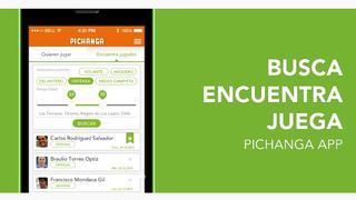 Pichanga, la app chilena que te permite organizar tus partidos de fútbol