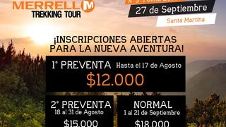 Merrell Trekking Tour - 3° Fecha: 27 de Septiembre 2014