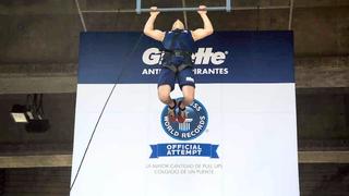 Chileno bate récord Guinness en pull-ups consecutivos