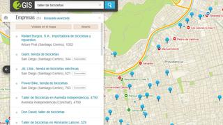 Conoce 2GIS la app que te indica dónde encontrar talleres de bicicleta