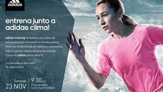 Adidas dará clases gratuitas de entrenamiento funcional