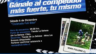 Cicletada gratuita Full Bike - 06 de diciembre 2014