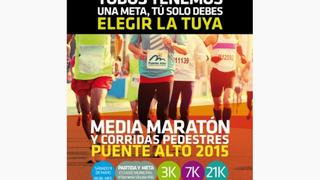 Medio Maratón y corridas pedestres Puente Alto - 09 de mayo 2015