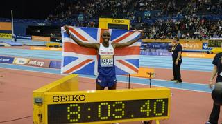 Mo Farah bate el récord mundial de las dos millas bajo techo
