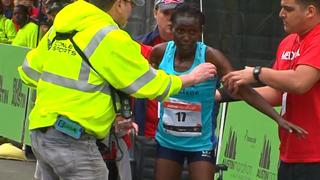 El dramático video de la atleta que terminó 