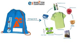 Filtran posible imagen de la polera del Entel Maratón de Santiago 2015