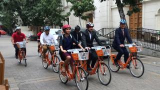 Municipio de Santiago inaugura sistema de bicicletas