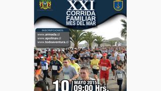 XXI Corrida Familiar Mes del Mar - 10 de mayo 2015