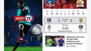 ANFP lanza aplicación para celulares sobre el torneo nacional