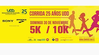 Corrida 25 años UDD - 30 de noviembre 2014