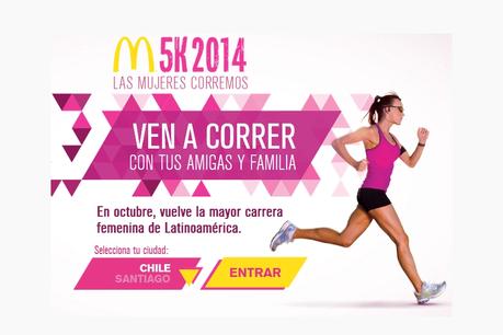 Las mujeres corremos: Corrida McDonald's 5 km - 26 de octubre 2014