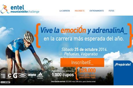 Entel Mountainbike Challenge - 25 de octubre 2014