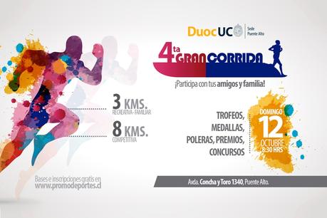 Corrida Duoc UC Puente Alto - 12 de octubre 2014
