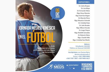 MEDS ofrece Jornada Médico Kinésica sobre fútbol