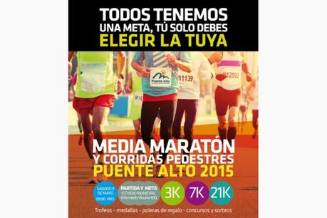 Medio Maratón y corridas pedestres Puente Alto - 09 de mayo 2015