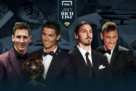Cinco jugadores sudamericanos entre los más ricos del mundo