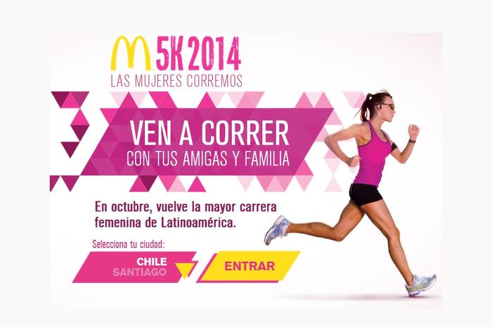 Las mujeres corremos: Corrida McDonald's 5 km - 26 de octubre 2014