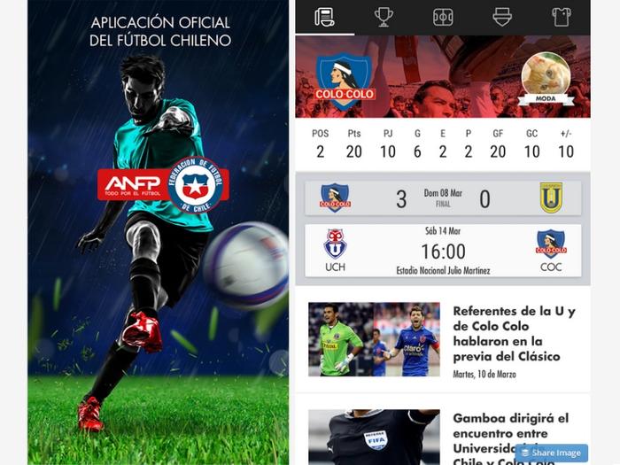 ANFP lanza aplicación para celulares sobre el torneo nacional