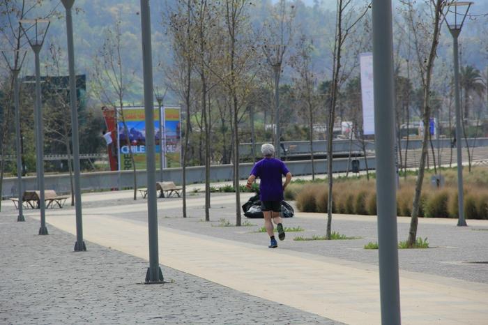 Parque Bicentenario: un buen lugar para correr
