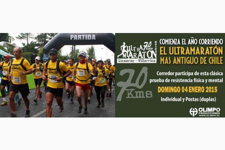 Ultramaratón de Lican Ray - 04 de enero 2015
