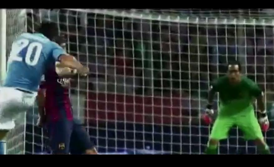 Error de Claudio Bravo en derrota del Barcelona