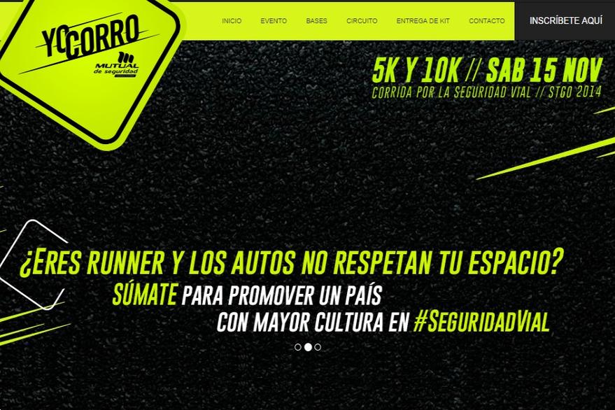 Yo corro por la seguridad vial - 15 de noviembre 2014