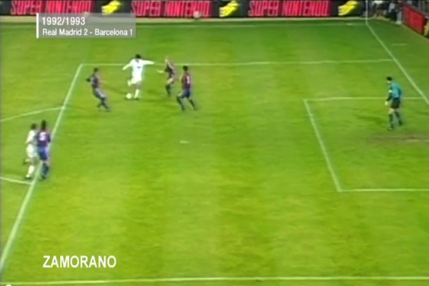 Real Madrid recuerda gol de Zamorano ante clásico del sábado
