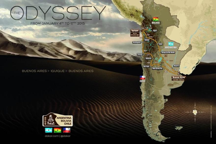 Rally Dakar 2015 unirá Buenos Aires e Iquique