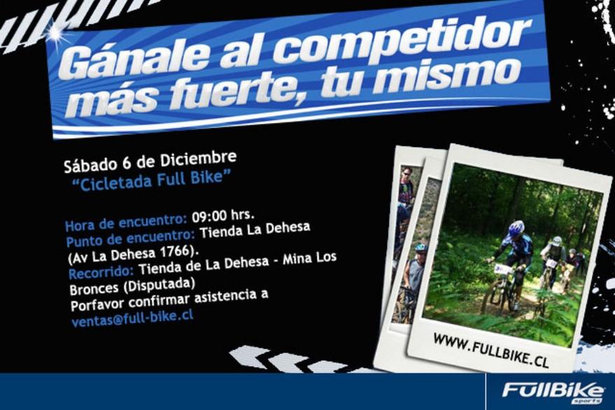 Cicletada gratuita Full Bike - 06 de diciembre 2014