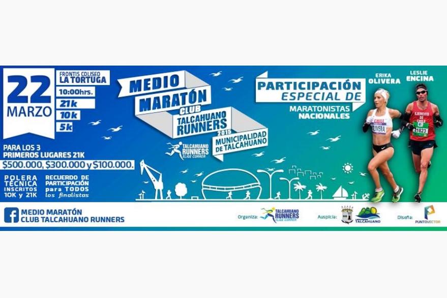 Medio Maratón Club Talcahuano Runners - 22 de marzo 2015
