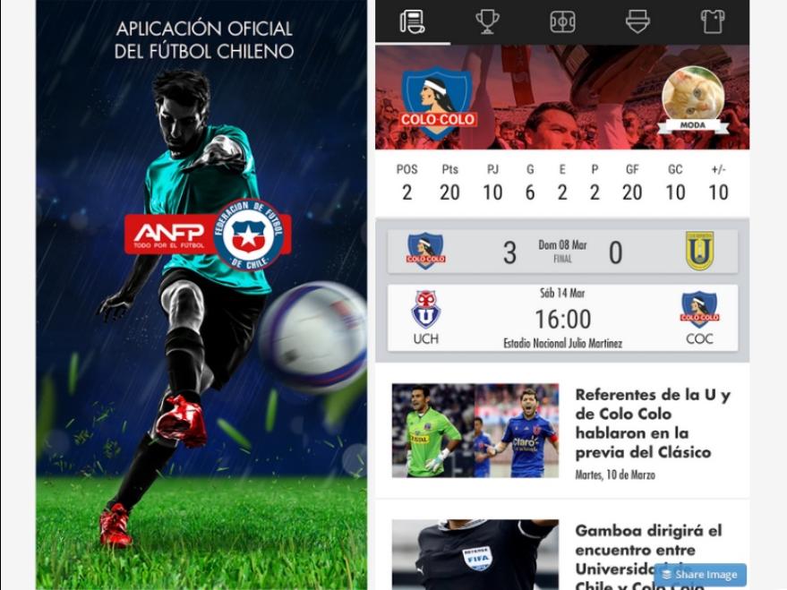 ANFP lanza aplicación para celulares sobre el torneo nacional